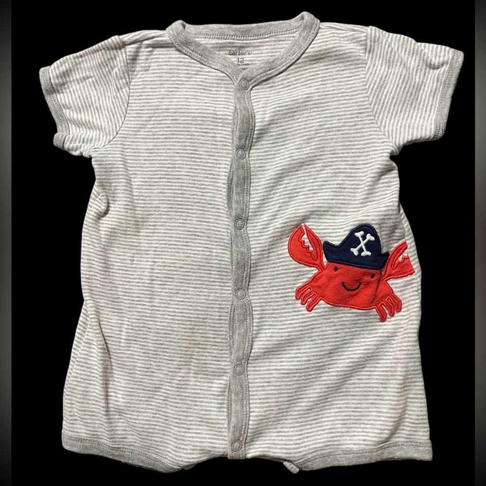 Carter’s Pirate Crab Romper 🏴‍☠️ 🦀